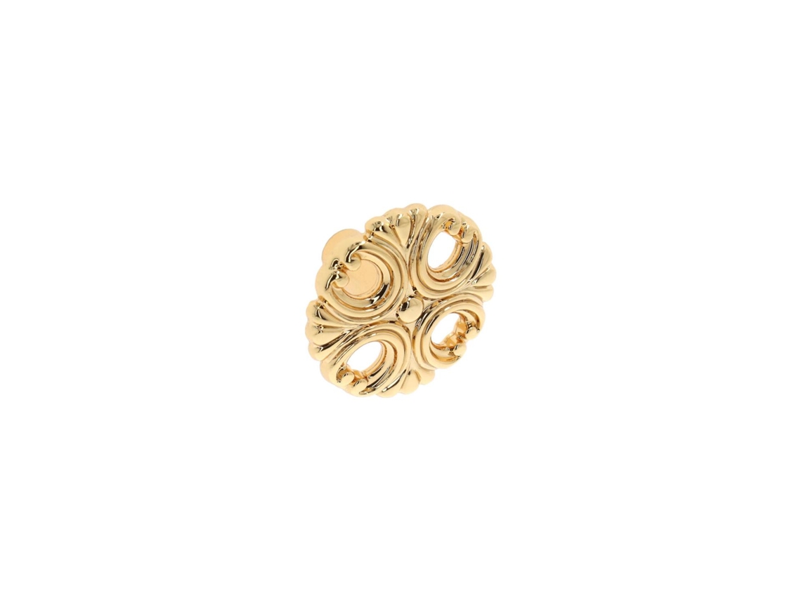 Puxador para Móveis em Zamac Diâmetro 37mm Banhados a Ouro Conjunto de 6 HARDWAREXCHANGE