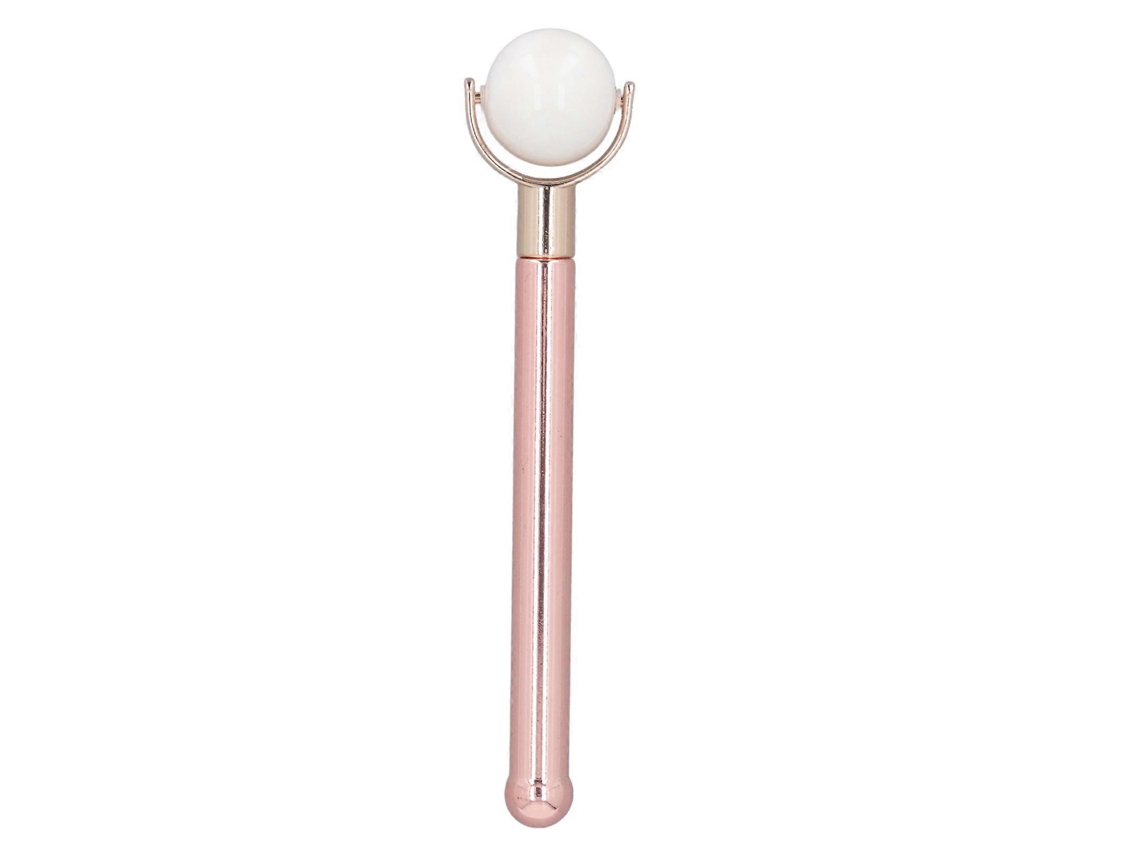 Rolo de massagem facial, rolo de jade, rolo de beleza facial, ferramentas para cuidados com a pele, queixo, bochechas, testa e lábios Aquaforge