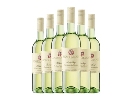 Vinho branco ANSELMANN Edesheimer Rosengarten Kabinett Riesling Semi-seco Semi-doce Pfälz (0.75 L - 6 Unidades)
