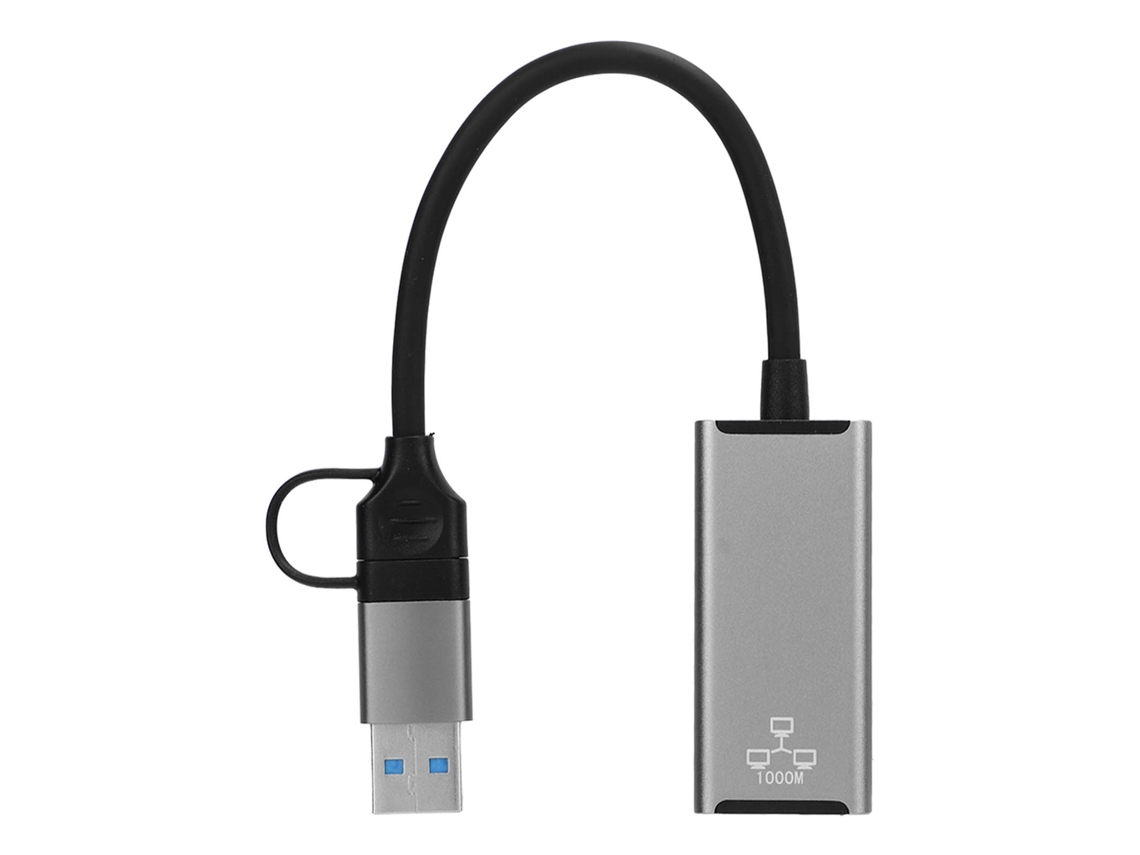 Adaptador De Ethernet Gigabit Profesional Estável Usb Para Rede E Internet Windows
