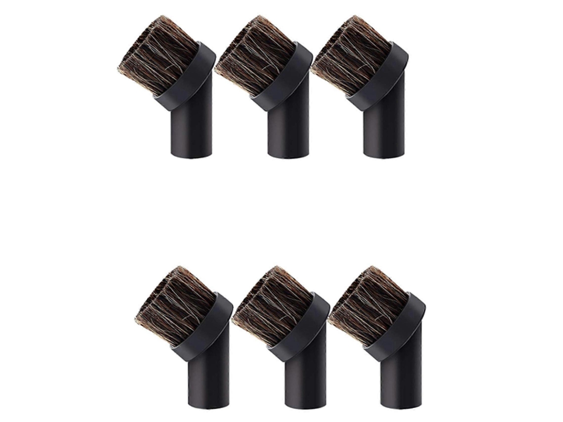 Conjunto De 6 Peças De Escova De Limpeza Para Aspirador De Pó Com Cerdas Macias De Crina De Cavalo, Diâmetro Interno De 32 Mm._glo