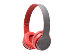 FONES DE OUVIDO BLUETOOTH 5.3 MDUG com Clipe, Condução Óssea e Cancelamento de Ruído (vermelho)