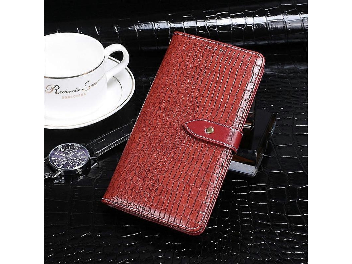 Capa De Celular Idewei Com Textura De Crocodilo E Aba Horizontal Em Couro Para Oppo K9x.