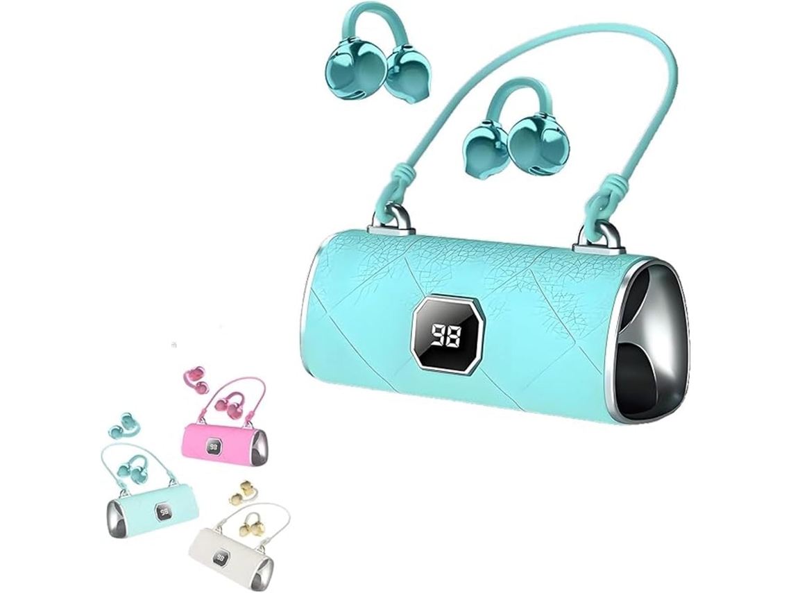 Fones De Ouvido Sem Fio Com Clipe, Estilosos E Confortáveis, Ideais Para Guardar Na Bolsa Possuem Tela Led Hd, Som