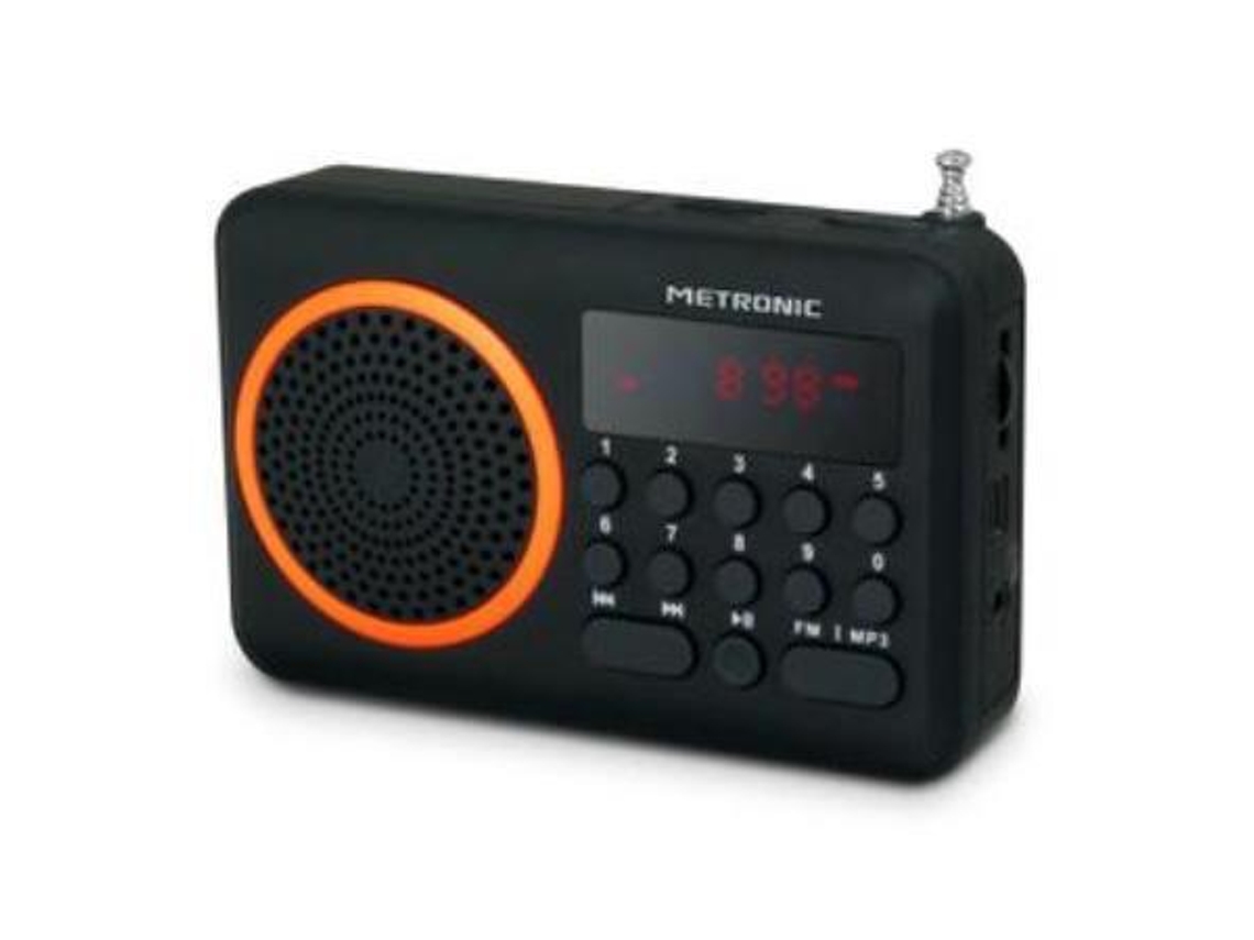 Metronic Rádio Portátil Laranja 477204