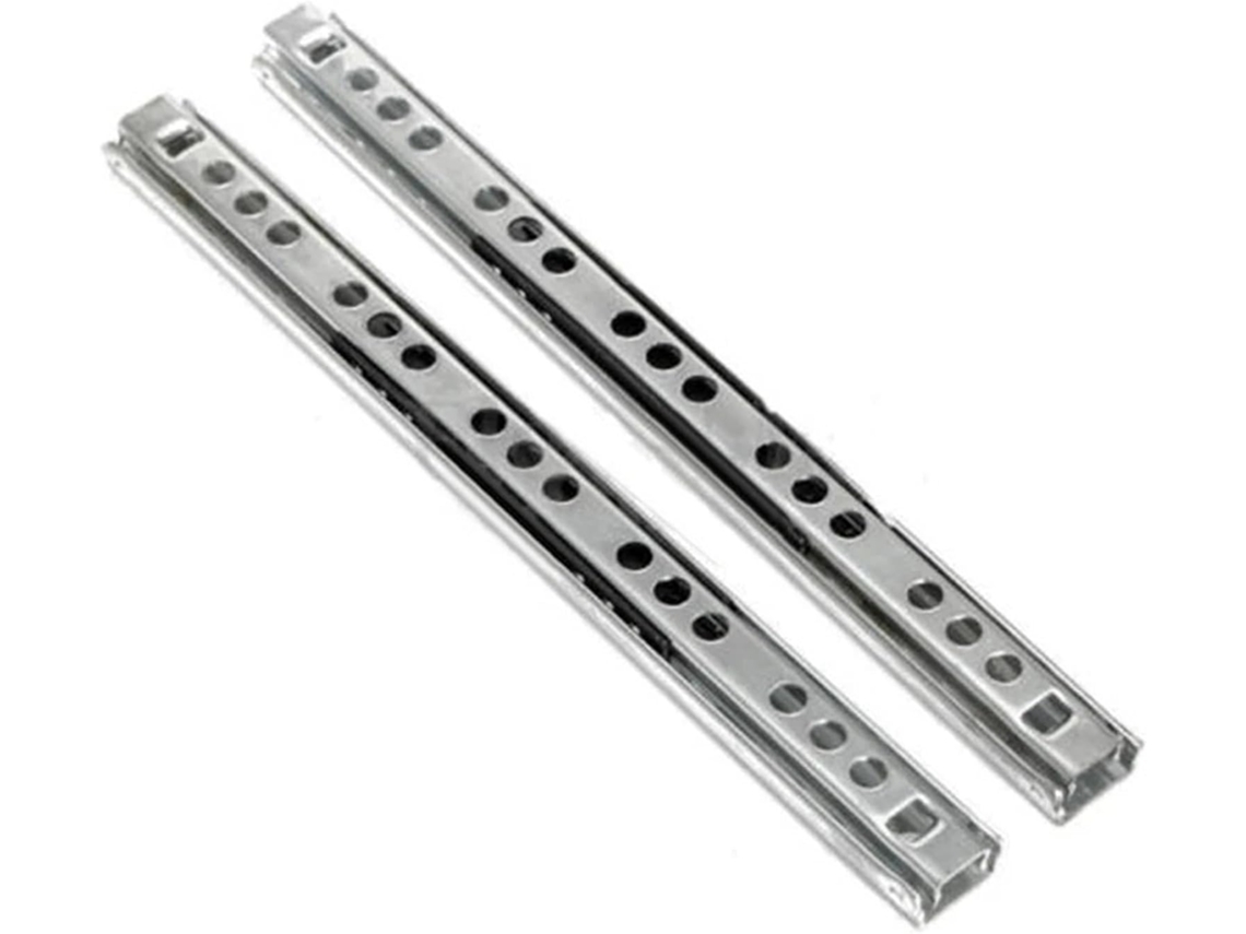 Conjunto De 2 Corrediças Para Gavetas Móveis, Para Armários De Cozinha, Arquivos E Guarda Roupas 33cm