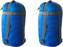 2 sacos de dormir SFUSHOS de compressão com bolsa impermeável