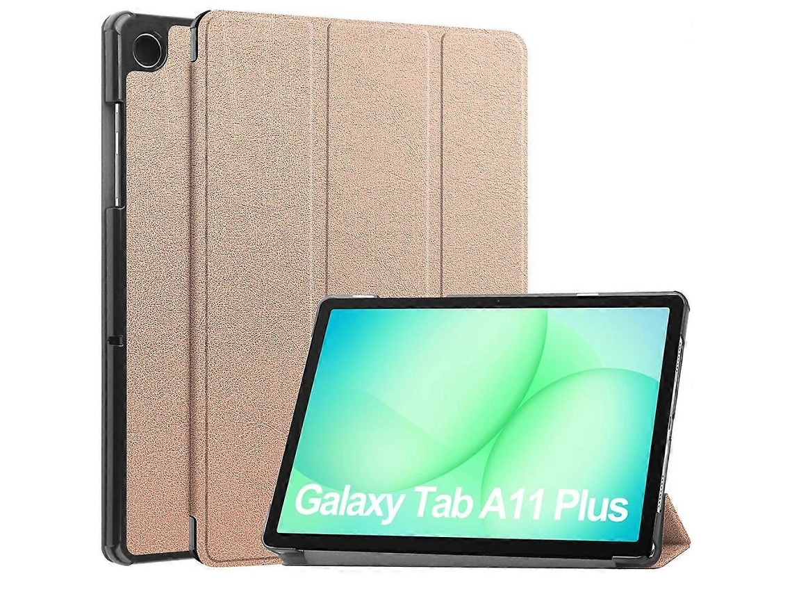 Capa De Couro Com Suporte E Proteção Anti-queda Compatível Com Samsung Galaxy Tab A11+