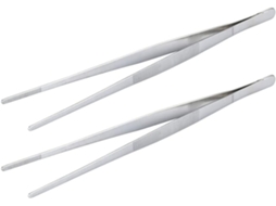 Pinça Para Alimentos Imikeya, 2 Peças, Em Aço Inoxidável, Resistente À Ferrugem, Fácil De Usar, Para Churrasco, Buffet E