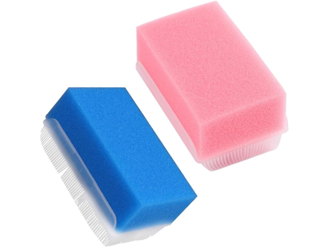 Baluue 2-unidades Escova Sensorial Para Banho De Bebê, Esponja Esfoliante Médica, Esfoliante Corporal, Massagem Suave