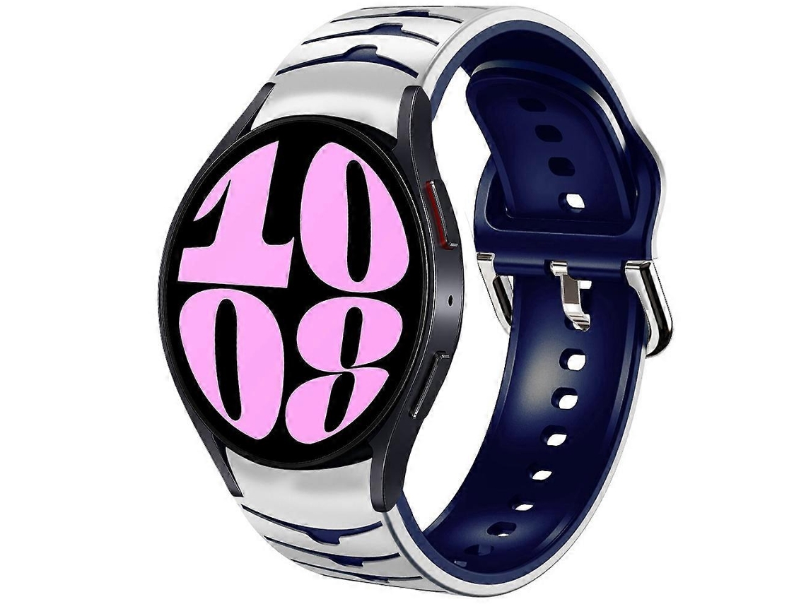 Pulseira De Relógio De Silicone Com Textura Curva