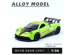 Miniatura de Carro em Escala 1/36, Feita em Metal Fundido, Presente para Crianças. MDUG