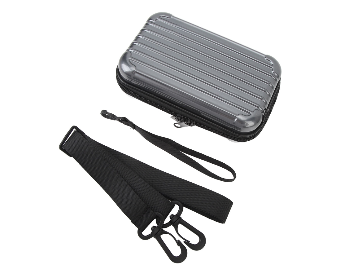 Funda Rígida Portátil De Almacenamiento Para Osmo Pocket 3 Bolsa Protectora De Pu Gris