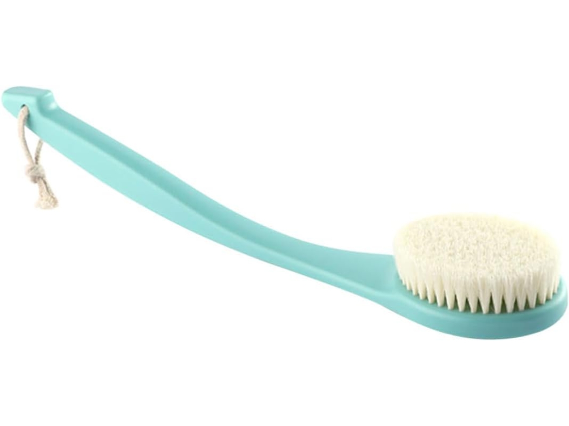Escova De Banho Esfoliante Corporal Homoyoyo Com Cabo Longo, Ferramenta De Limpeza Prática, Escova Confortável, Verde