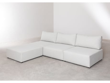 Sofá SKLUM (Madeira - Multicor - 75 x 270 x 180 x 35 cm)