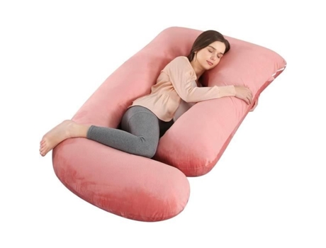 Coussin De Gravidez - Almofada De Amamentação Para Mulher Grávida Em Forma De U Para Dormir (coral)