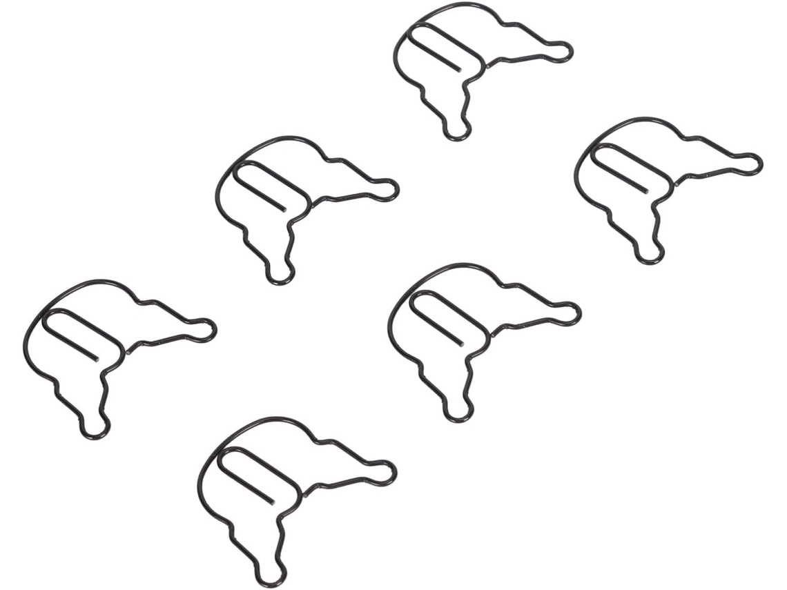100-clipes De Papel Com Desenhos Animados, Antiderrapantes, Leves E Fofos, Com Arame Revestido De Plástico, Para