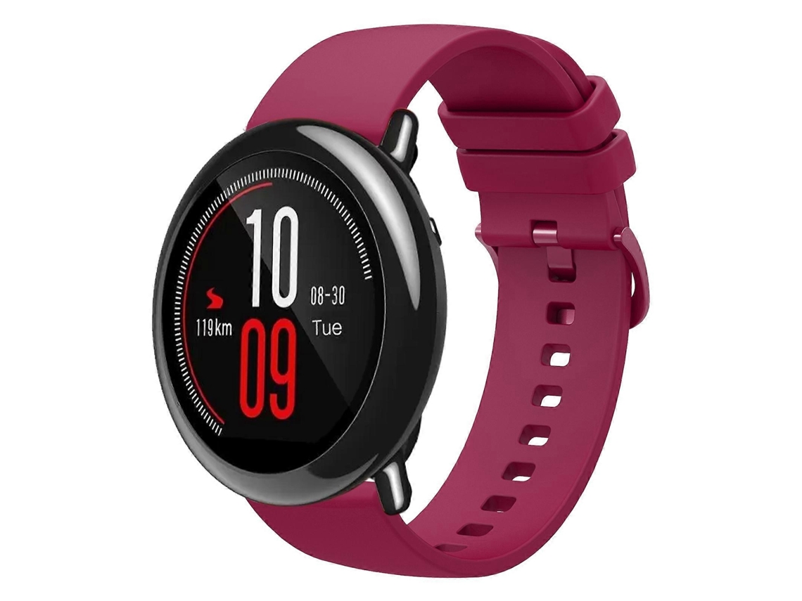 Pulseira De Silicone Macio De Cor Sólida Para Amazfit Pace 22mm