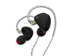 Fones de ouvido intra-auriculares com fio Hengrongshen CVJ com interruptor de ajuste