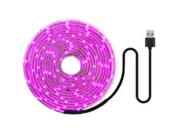Lurelia Lâmpada Led Para Plantas 120 Leds, Espectro Completo, Usb, Resistente À Água, 2m