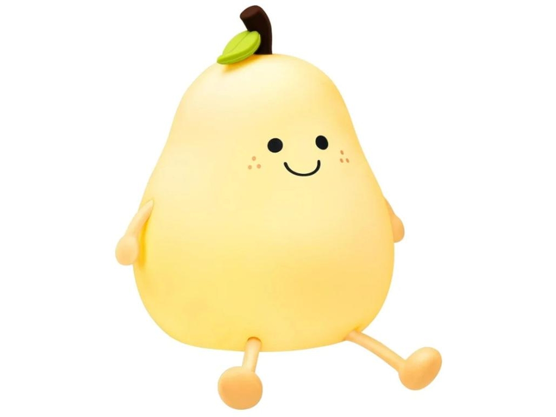 Luz Noturna Yizhood Smiling Pear Led Com Mudança De Cor Amarelo