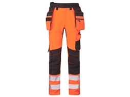 Calça Artesanal Com Coldre Removível De Alta Visibilidade Dx4 Laranja Preto / 32