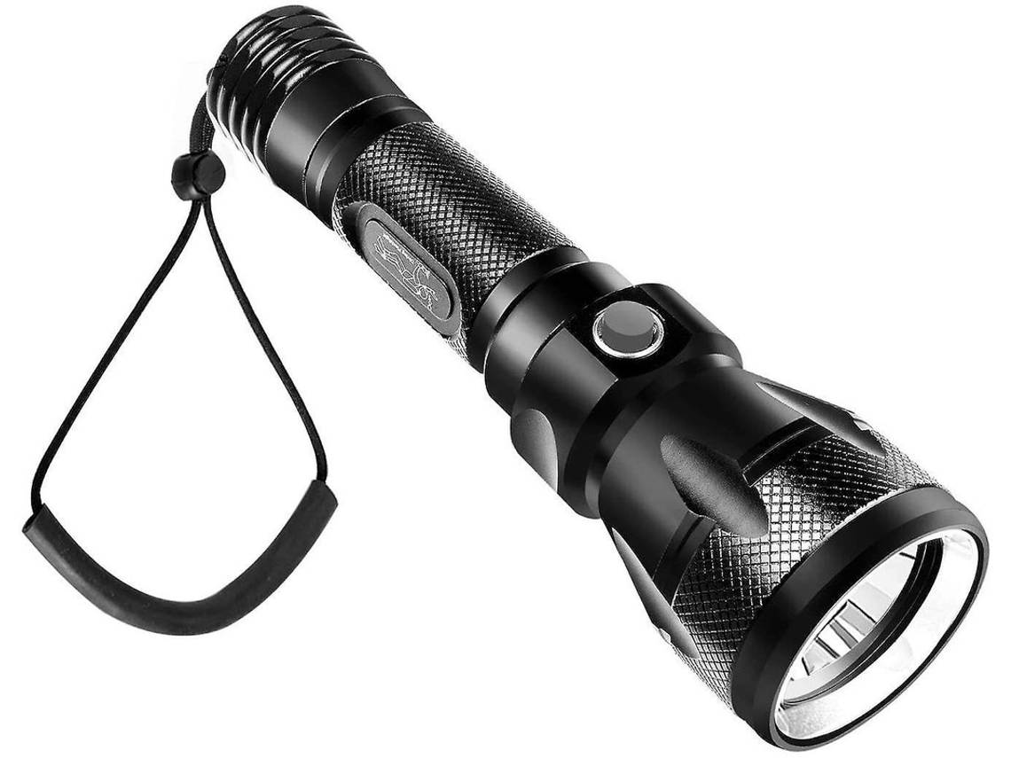 Elysve Lanterna Led, Recarregável, Preto