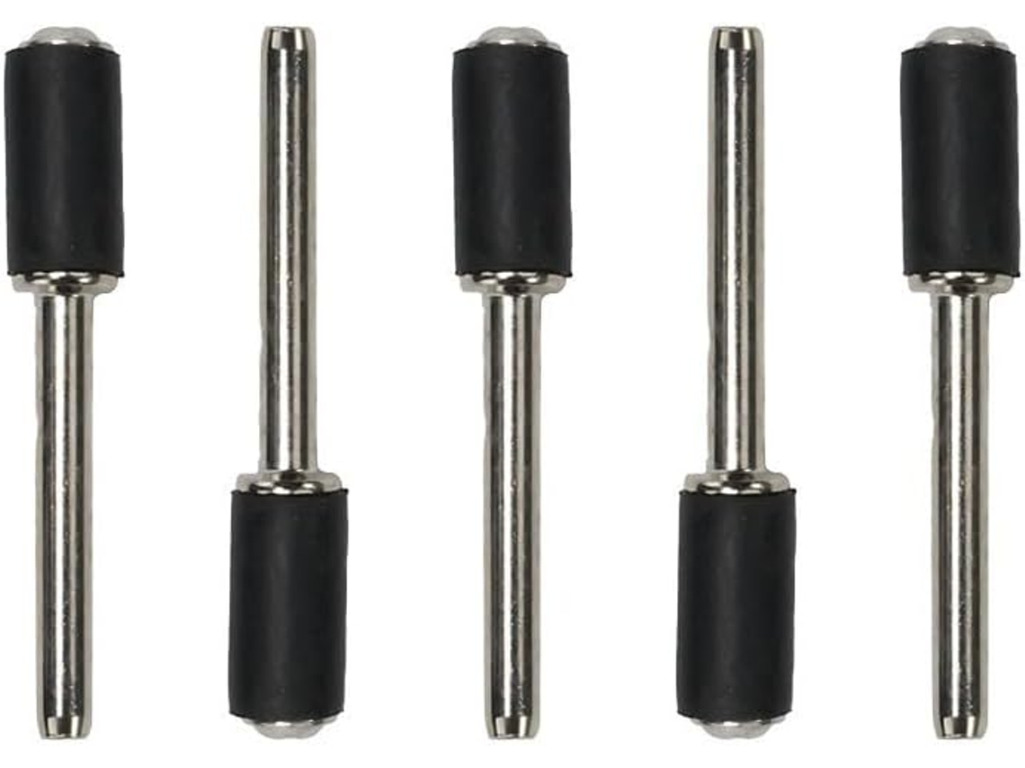 Conjunto De 5 Discos Lixa Para Ferramenta Rotativa, Tambor De 18 Polegadas Com Mandril Borracha 6, 35mm