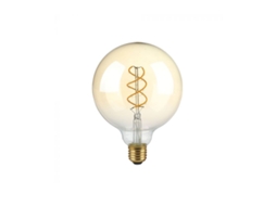 Lâmpada de Filamento Led G125 Dim 5w 2200k E27 Âmbar V tac VTAC