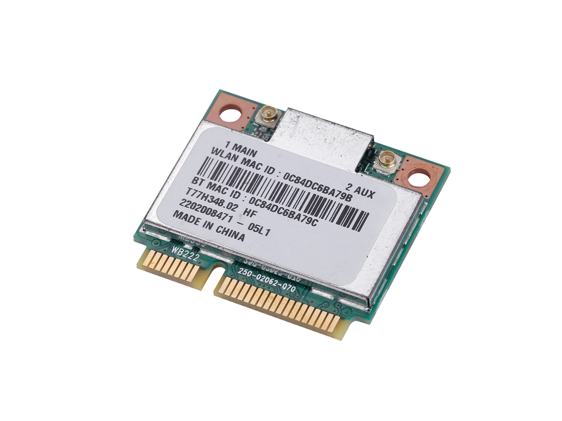 Placa Sem Fio Mini PCIe Wi-Fi Banda Dupla 2.4G/5G 300Mbps Bluetooth 4.0 | S/MARCA