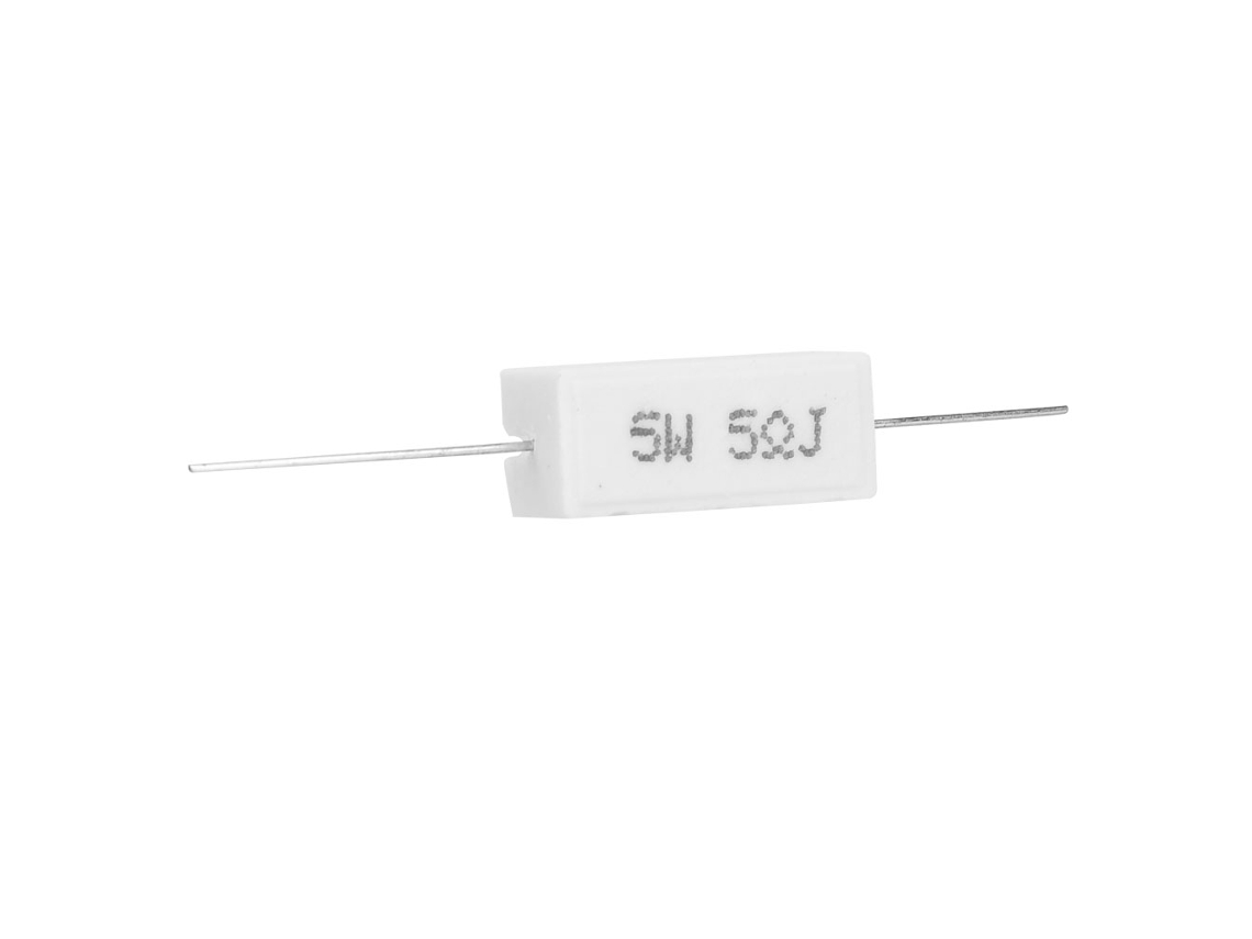 Resistor De Cimento 5w 5r Componentes Eletrônicos