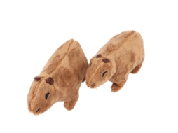 Mali 2pcs Brinquedo de Pelúcia Capivara 17cm Pelúcia Macia Realista Animado para Crianças 70g