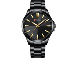 Relógio Masculino MDUG, casual, com pulseira de aço, à prova d'água, com calendário