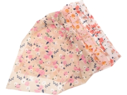 Conjunto De 3 Peças De Bandana De Cabelo Estampada, Lenço Triangular Elástico Para Mulheres E Linha