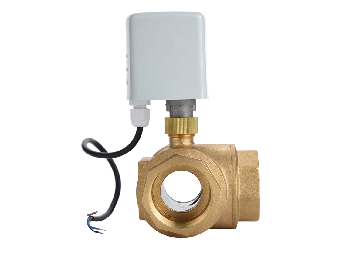 Válvula Elétrica De Brass Laxiscreed De 3 Vias 220v Para Controle De Água E Gás