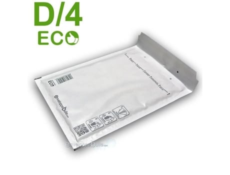 200 Envelopes Bolha Eco D/4 Formato 180x260 Mm Enveloppebulle