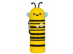 Estojo Escolar 2 Em 1 De Silicone Legami Kawaii Abelha Ka0021