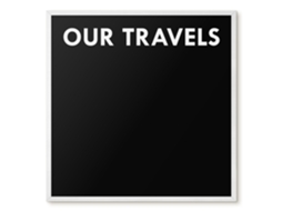 Magnetic Board Our Travels For The Living Room Espelharte (50x50 Cm)