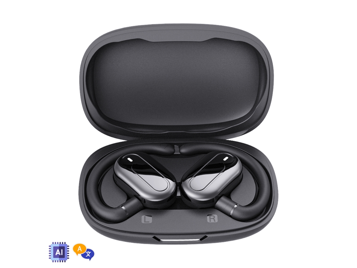 Fones de Ouvido Bluetooth 5.3 BY16 com Tela Full Color DAM