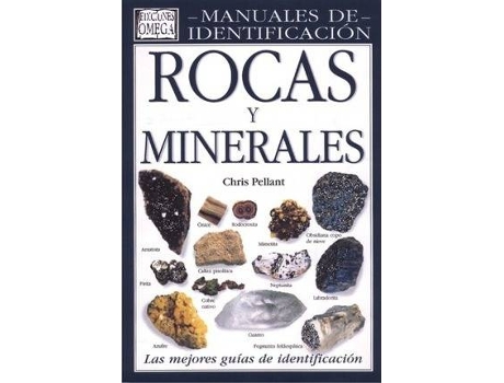 Livro Rocas y minerales : una guía visual de Chris Pellant (Espanhol)