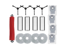 Para Aspirador Robô Roborock Qrevo S/qrevo Pro/qrevo Maxv: Rolo Principal, Escova Lateral, Filtro Hepa, Pano De Limpeza, Saco De Pó.