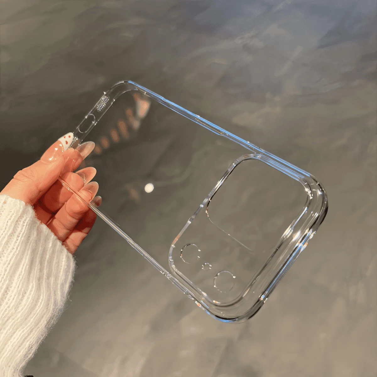 Capa Protetora Transparente De Plástico Rígido (iphone 17), Ultrafina E Com Acabamento Brilhante.