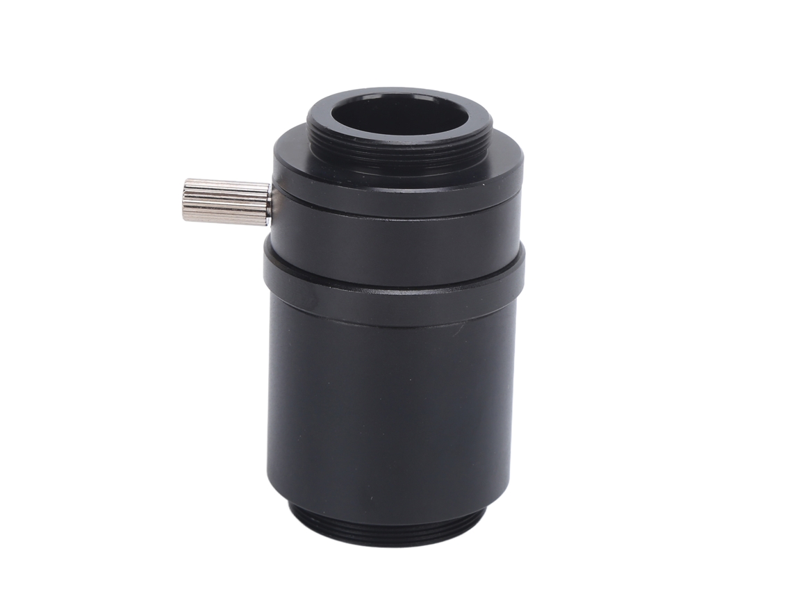 Adaptador De Lente C Mount Para Microscópio Estéreo Trinocular Com Câmera