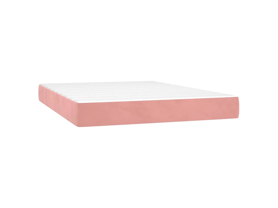 Pocket Spring Bed Mattress, Pocket Spring Bed Mattresses Vidaxl Cor-de-rosa Veludo (140 X 220 Cm)