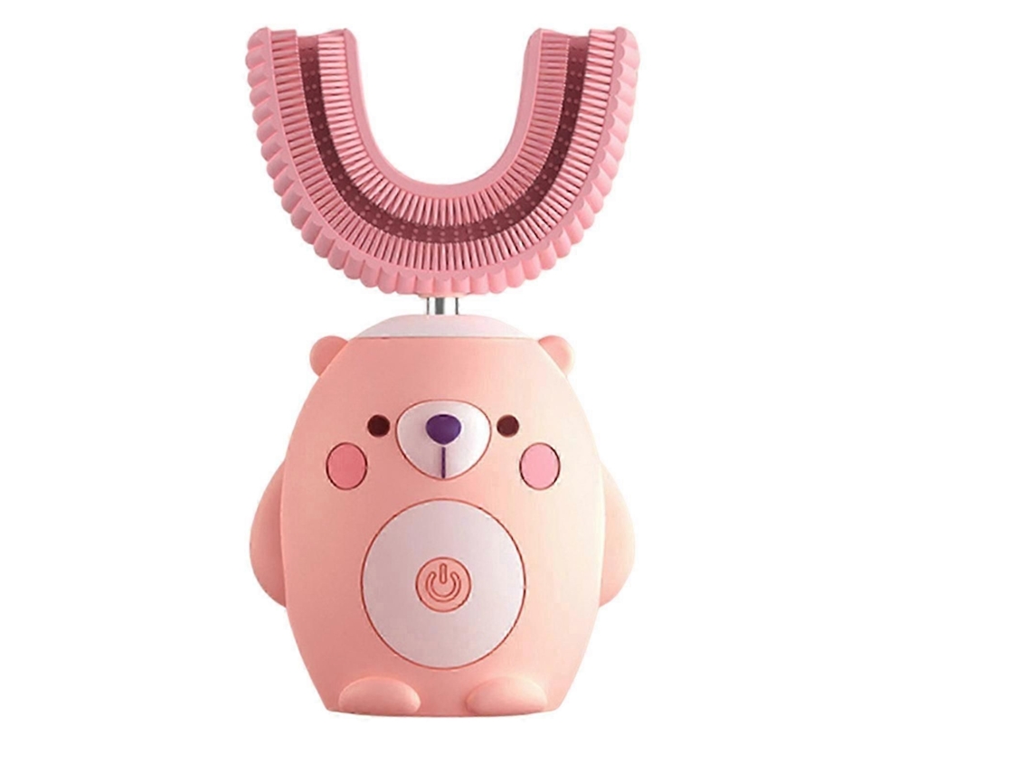 Escova de Dentes Elétrica Infantil com Base Silicone e Treinamento em Formato U para Papanicolaou GOKOCO