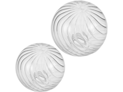 Estrutura Giratória de Bolhas de Vidro, Esféricas, 2 Peças, Substituição Decorativa Moderna para Lâmpadas. SFUSHOS