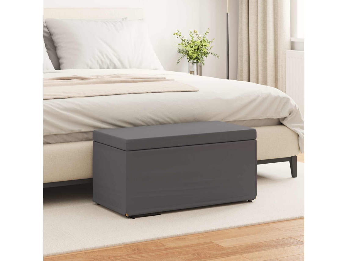 Vidaxl Banqueta Cinzeto 81 X 41 X 40 Cm