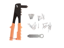 Ferramenta De Rebites De Porca Conjunto De Alumínio Ergonômico Pistola De Rebite Manual Para Portas Janelas Alça Dupla