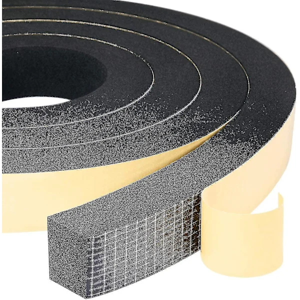 Fita De Vedação De Espuma, 2 Rolos, 25 Mm (largura) X 20 Mm (altura) X 4 M (comprimento), Resistente Às Intempéries