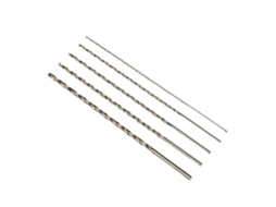 Conjunto De Brocas Extra Longas Hss, 5 Peças, 2-5mm, 200mm, Para Perfuração De Madeira E Metal